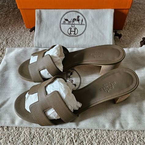 hermes pantoffel damen|hermes oasis sandals women.